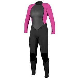 O'Neill Wetsuits Reactor Back Zip dames wetsuit, zwart/bessen, 42 FR (maat fabrikant: 36)