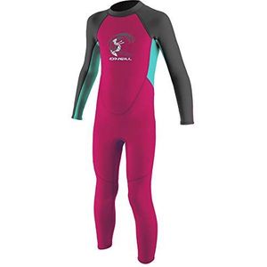 O'Neill Wetsuits Baby Toddler Reactor II duikpak met 2 mm ritssluiting op de rug, marineblauw/lichtblauw