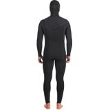 ONeill ONeill ONeill Hyperfreak 5/4+ Chest Zip w/Hood Zwart - Wetsuit Heren