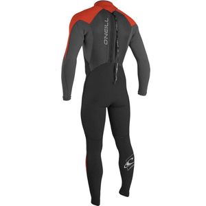 2024 O'Neill Youth Epic 4/3mm Rug Ritssluiting Gbs Wetsuit - Gra
