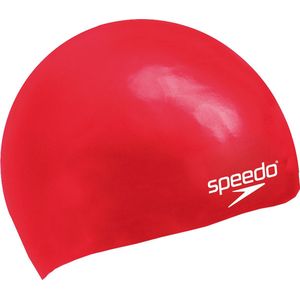 Speedo badmuts JUNIOR PLAIN MOULDED rood