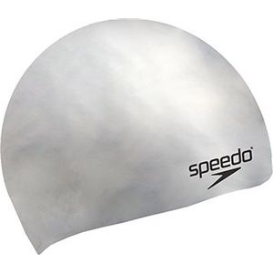 Speedo Plain Moulded Silicone Badmuts Senior  Badmuts - Unisex - grijs