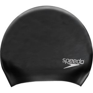 Speedo badmuts voor lang haar zwart