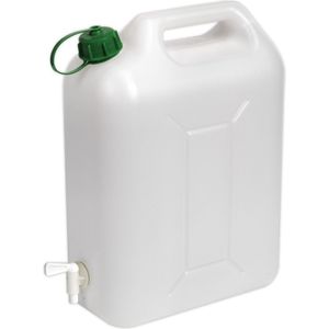Jerrycan voor water - 10 liter - Kunststof - met kraantje en dop - Camping