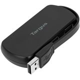 Targus - 4-Poorts USB 2.0-Hub - Zwart - USB 2.0 - Plug & Play
