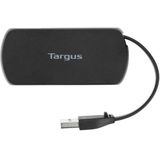 Targus - 4-Poorts USB 2.0-Hub - Zwart - USB 2.0 - Plug & Play