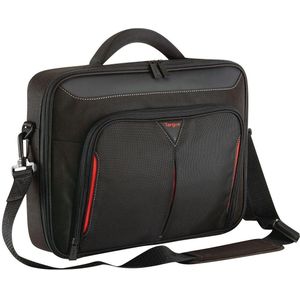 Targus Laptoptasche Classic+ Kunstfaser schwarz/rot CN414EU bis 35,6 cm (14 Zoll)