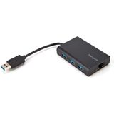 Targus ACH122EUZ interface hub USB 3.2 Gen 1 (3.1 Gen 1) Type-A Zwart