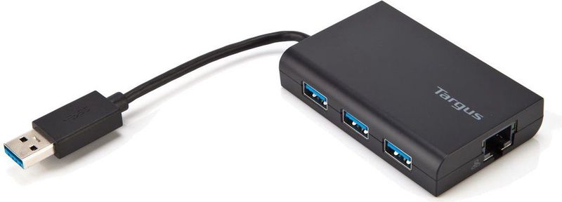 Targus ACH122EUZ interface hub USB 3.2 Gen 1 (3.1 Gen 1) Type-A Zwart