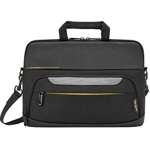 Targus CityGear TSS866GL Slanke tas, tas voor 14 inch laptop en tablet, draagtas met gevoerd vak, zwart