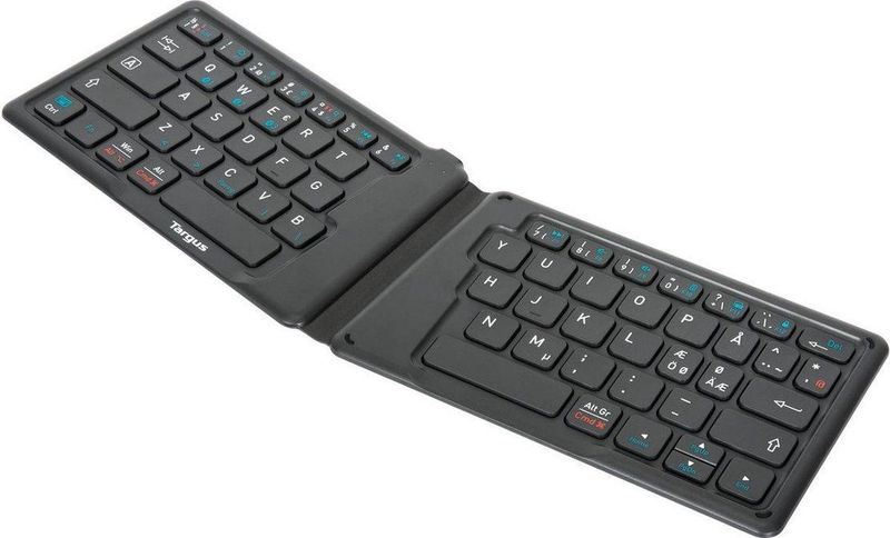 Targus AKF003NO toetsenbord Bluetooth QWERTY Scandinavisch Zwart