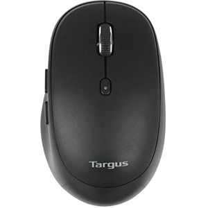 Targus Mittelgroße Multi-Geräte-Maus, antimikrobielle Oberfläche, Wireless, kabellos, 2,4 GHz oder Bluetooth, schwarz