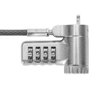 Targus DEFCON Ultimate Universal Resettable Combination Cable Lock with Slimline Adaptable Lock Head diefstalbeveiliging
