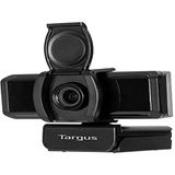 Targus Webcam Pro FHD 1080p met/Flip PrivacyCover (1080 Mpx), Webcam, Zwart