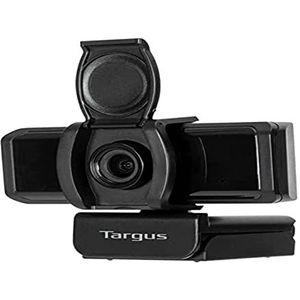 Targus Webcam Pro FHD 1080p met/Flip PrivacyCover (1080 Mpx), Webcam, Zwart