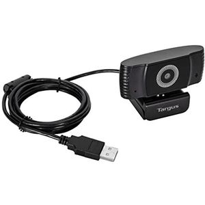 Targus AVC042GL Webcam Plus - Full HD 1080p-webcam met autofocus (met beschermhoes)