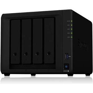 Synology DS920+ 16TB 4 Bay Desktop NAS-systeem, geïnstalleerd met 4 x 4TB Seagate IronWolf harde schijven