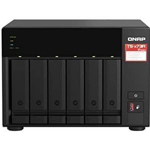 QNAP TS-673A-8G 24TB 6 Bay Desktop NAS-oplossing | Geïnstalleerd met 6 x 4TB Seagate Ironwolf-schijven