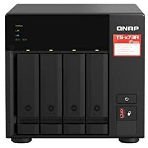 QNAP TS-437A-8G 32TB 4 Bay Desktop NAS Solution | Geïnstalleerd met 4 Toshiba N300 8 TB drives