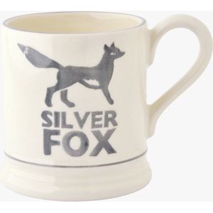 Emma Bridgewater Mug 1/2 Pint Bright Silver Fox