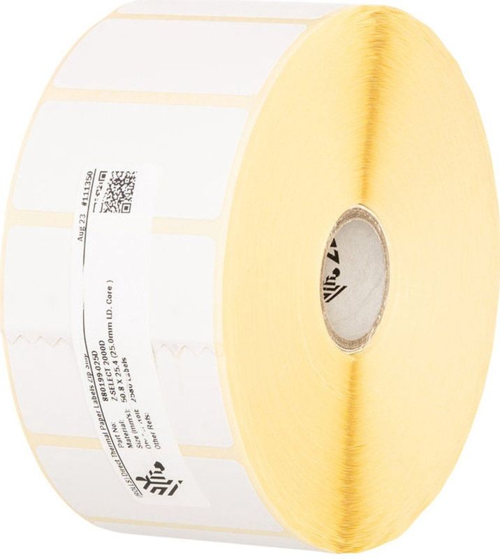 Zebra - Z-Select 2000D - Etiketten - Wit - 102 x 76 mm - 4 Rollen