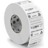 Zebra Labels 102x51 mm, Z-Select 2000T, Kern 76 mm, TT, Papier, 2740 Per Rol -> Per 4 Rollen