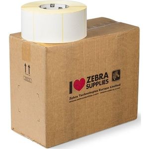 Zebra Labels 76x76 mm, Z -Select 2000T, Kern 76 mm, TT, Papier, 1890 Per Rol -> Per 6 Rollen