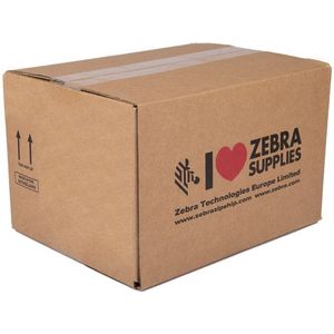 Zebra Labels 51x25 mm, Z-Ultimate 3000T, Kern 25 mm, TT, Polyester, Wit, 2580 Per Rol -> Per 12 Rollen