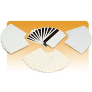 Zebra - PVC Kaarten - Wit - 10 Mil - Klevende Achterkant - Verpakking van 500 Stuks