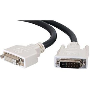 C2G 2M DVI-I manspersoon to vrouwtje DVI-I Dual Link Video Monitor Display kabel