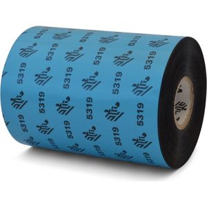 Zebra - 5319 Waslint - Zwart - 11 cm - Voor Hoogwaardige Afdrukken