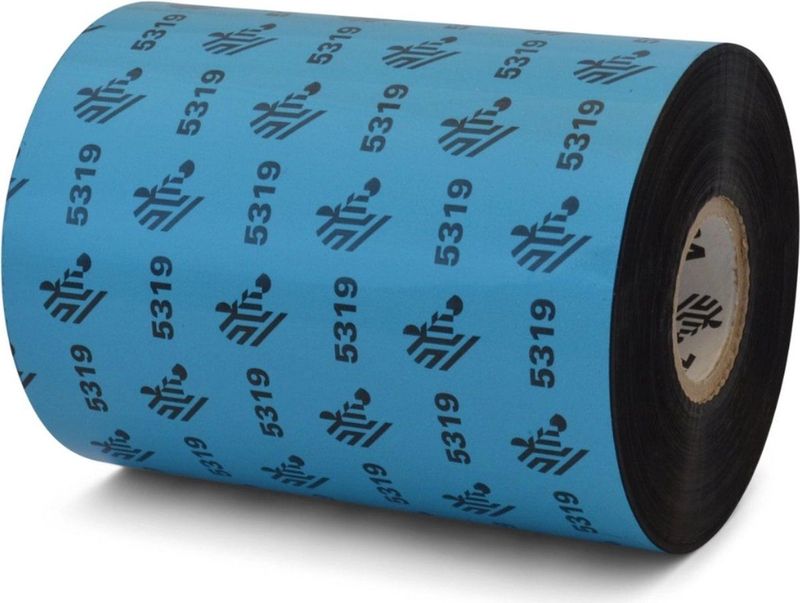 Zebra - 5319 Waslint - Zwart - 11 cm - Voor Hoogwaardige Afdrukken