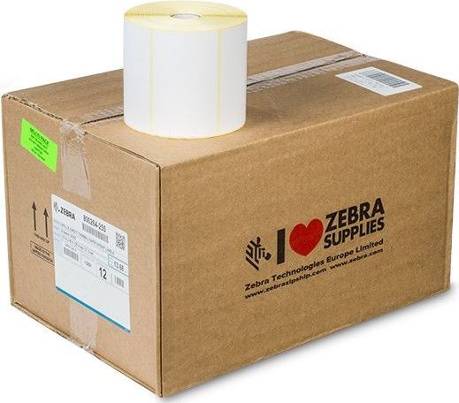Zebra - 800264-255 - Labeletiketten - Wit - 102x64mm - Doos a 12 Rollen