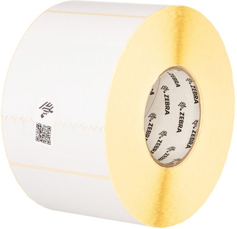 Zebra - Z-Select 2000D - Etiketten - Wit - 102 x 102 mm - 4 Rollen