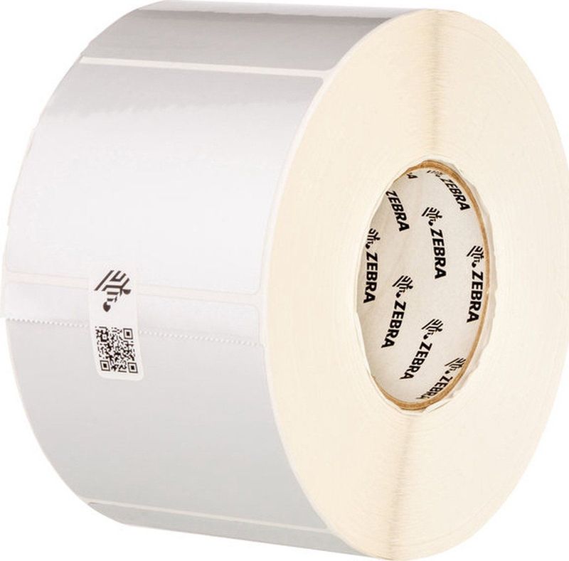 Zebra - Z-Ultimate 3000T - Etiketten - Glans Silver - 51 x 25 mm - 12 Rollen