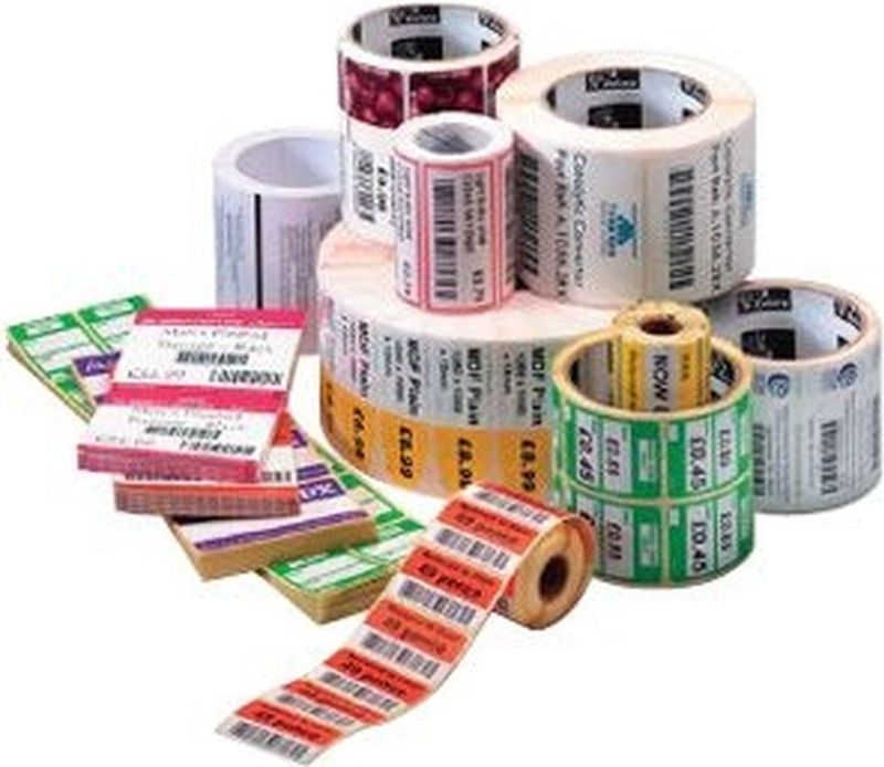 Zebra - Z-Perform 1000T Labels - Wit - 70 x 32 mm - 8 Rollen