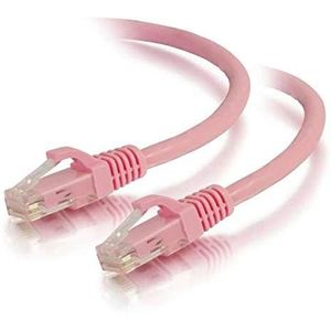 C2G 7M roze Cat5e Ethernet RJ45 hoge snelheid netwerk kabel, LAN Lead Cat5e UTP Patch kabel