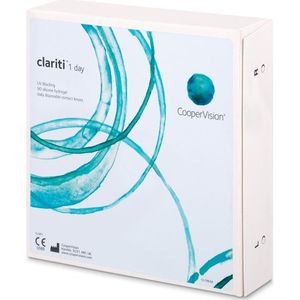 Clariti 1 day (90 lenzen) - daglenzen, silicone hydrogel sferische lenzen sport, Somofilcon A
