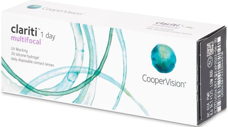 CooperVision - clariti 1 day - Multifocale Daglenzen - 90 Lenzen - Silicone Hydrogel