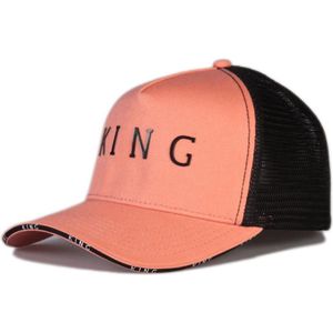 KING Apparel Stepney Curved Trucker cap - Coral