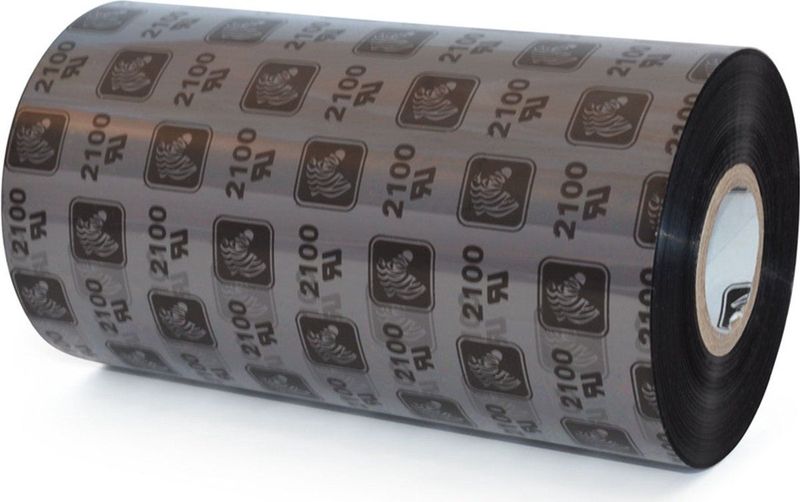 Zebra - 2100 Wax Ribbon - 156 mm x 450 m - Origineel