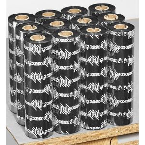 Zebra 3200 wax/hars ribbon (03200GS11007) 110 mm x 74 m (12 ribbons)