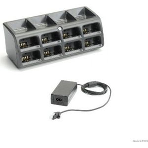 Zebra - RS507 - Batterijlader - Externe Voeding - Laadt Tot 8 Batterijen Op