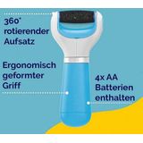 Scholl Velvet Smooth - Elektrische Eeltvijl - Blauw - 1 Stuk