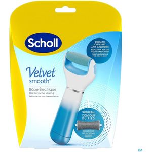 Scholl Velvet Smooth - Elektrische Eeltvijl - Blauw - 1 Stuk