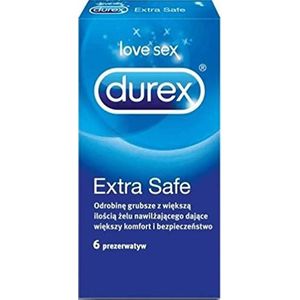 Durex Extra Safe condooms - Doos met 6 stuks.
