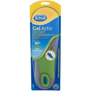 Scholl Gel Activ Inlegzolen Sport (maat 42-48), 1 paar