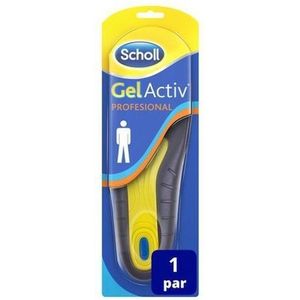 Scholl - Professional ActivGel - Inlegzolen - Comfortabel - Zwart - Gel