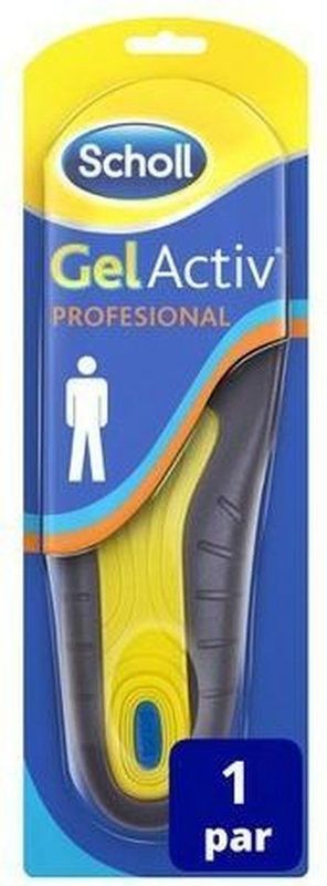 Scholl - Professional ActivGel - Inlegzolen - Comfortabel - Zwart - Gel