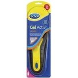 Scholl - Gel Activ Inlegzolen Work - Vrouw - Zwart - 1 Paar